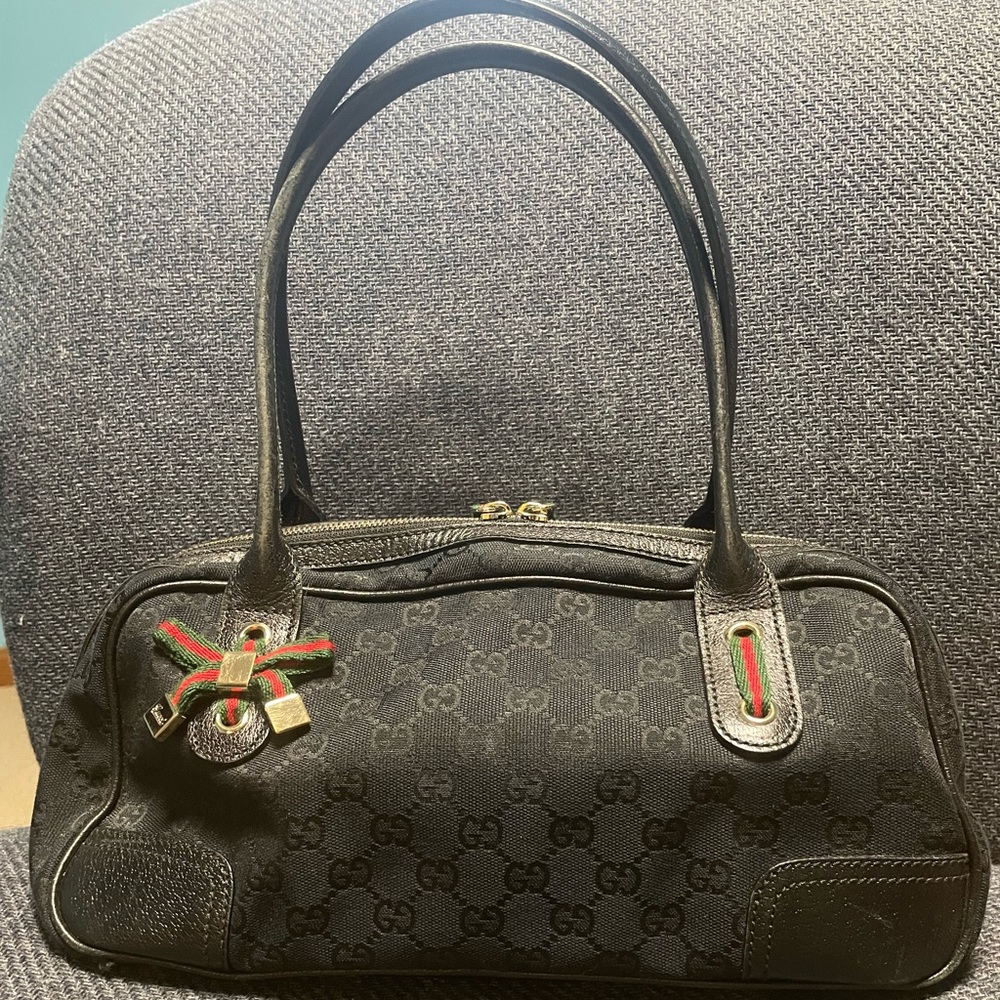 Gucci GG Canvas Princy Boston Shoulder Bag